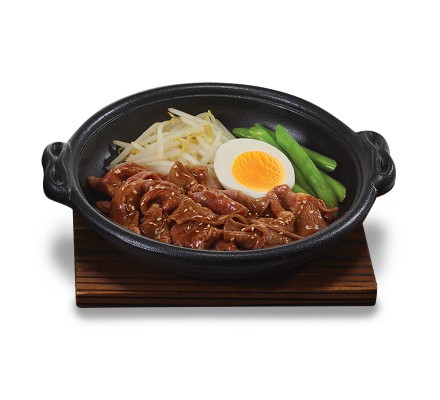 เนื้อย่างกระทะร้อน (อาหารจานเดี่ยว)